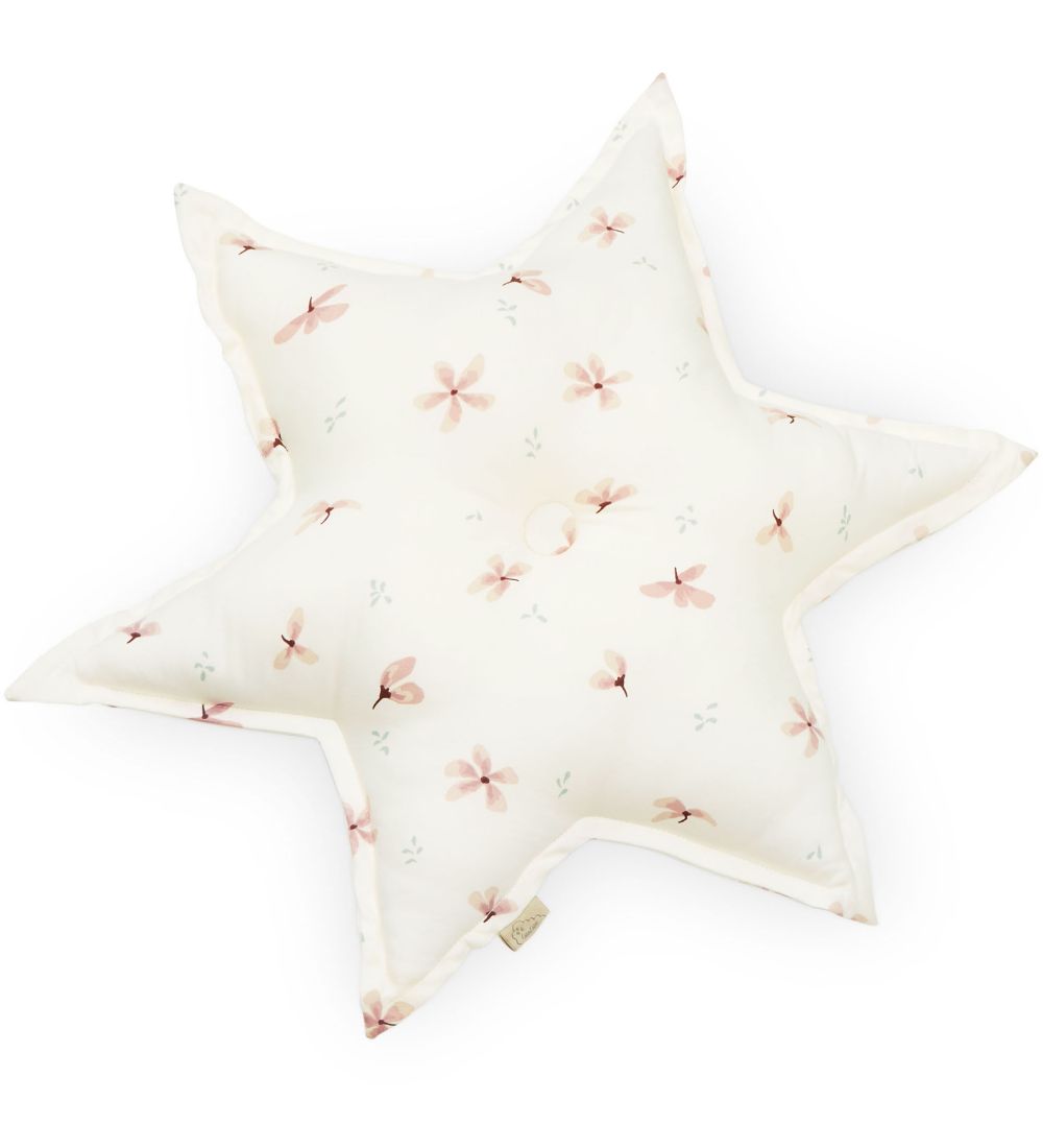 Cam Cam Pude - Stjerne - Ø48 cm - Windflower Creme