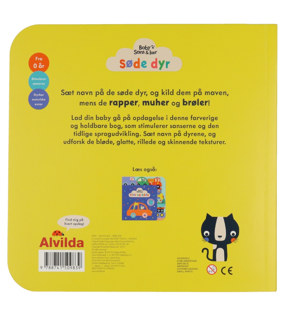 Alvilda Bog - Sans & Lær - Søde Dyr - Dansk