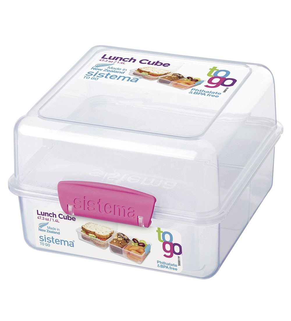 Sistema Madkasse - Lunch Cube - 1,4 l - Pink