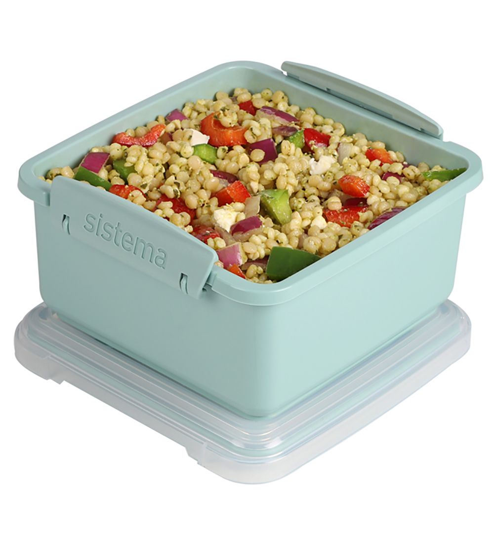 Sistema Madkasse m. Bestik - Lunch Plus Renew - 1,2 l - Mint