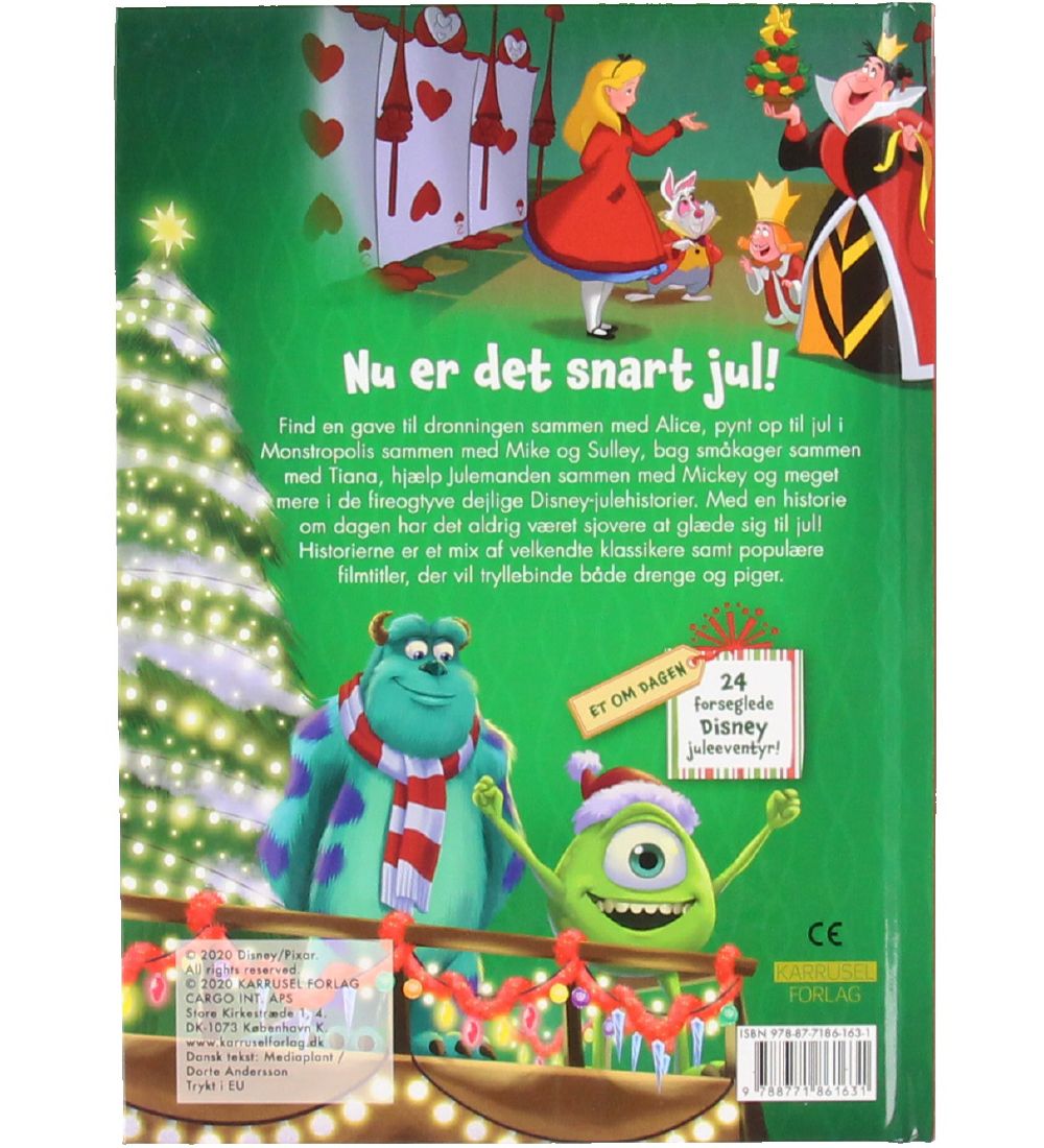 Karrusel Forlag Bog - Disney Julekalenderbog - 24 Historier