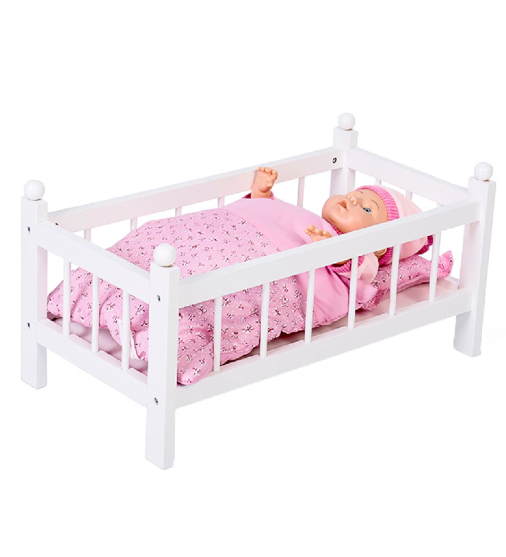 Mini Mommy Dukkeseng - Tr - Hvid