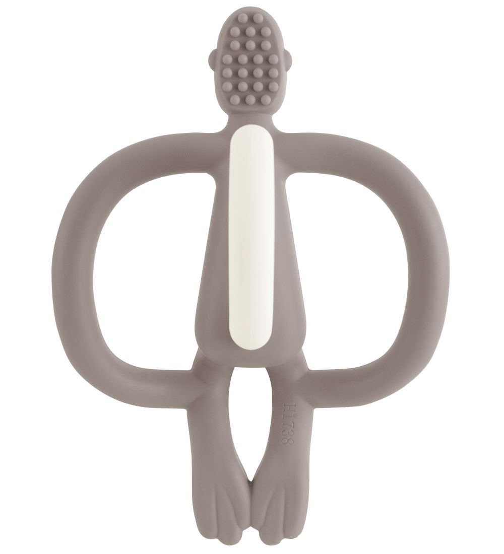 Matchstick Monkey Bidering - Monkey Teething - Grey