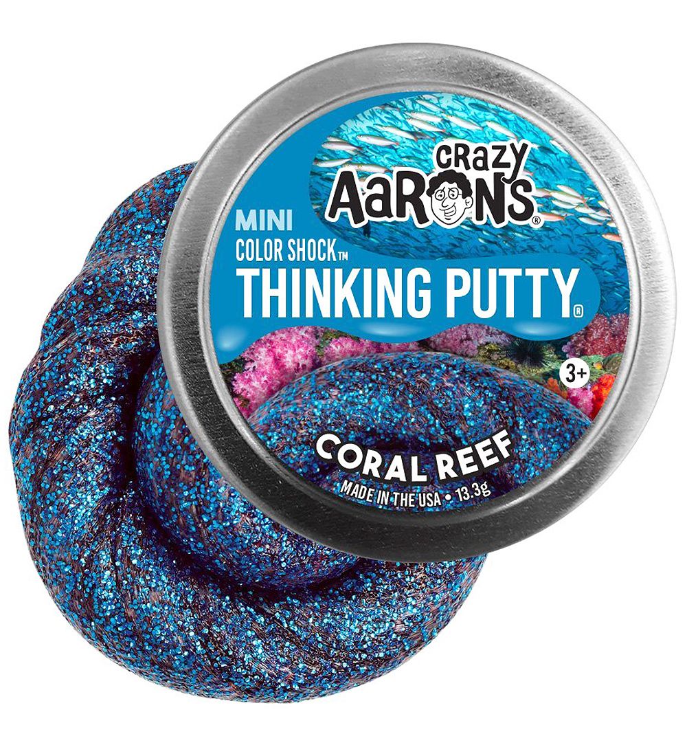 Crazy Aarons Putty Slim -  5 cm - Mini Color Shock - Coral Reef
