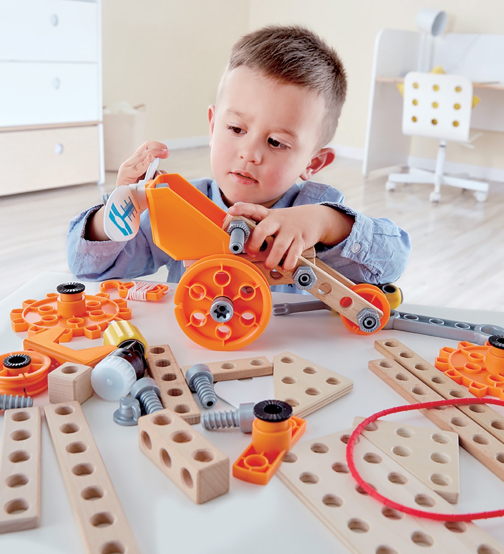 Hape Værktøj - 57 Dele - Junior Inventor