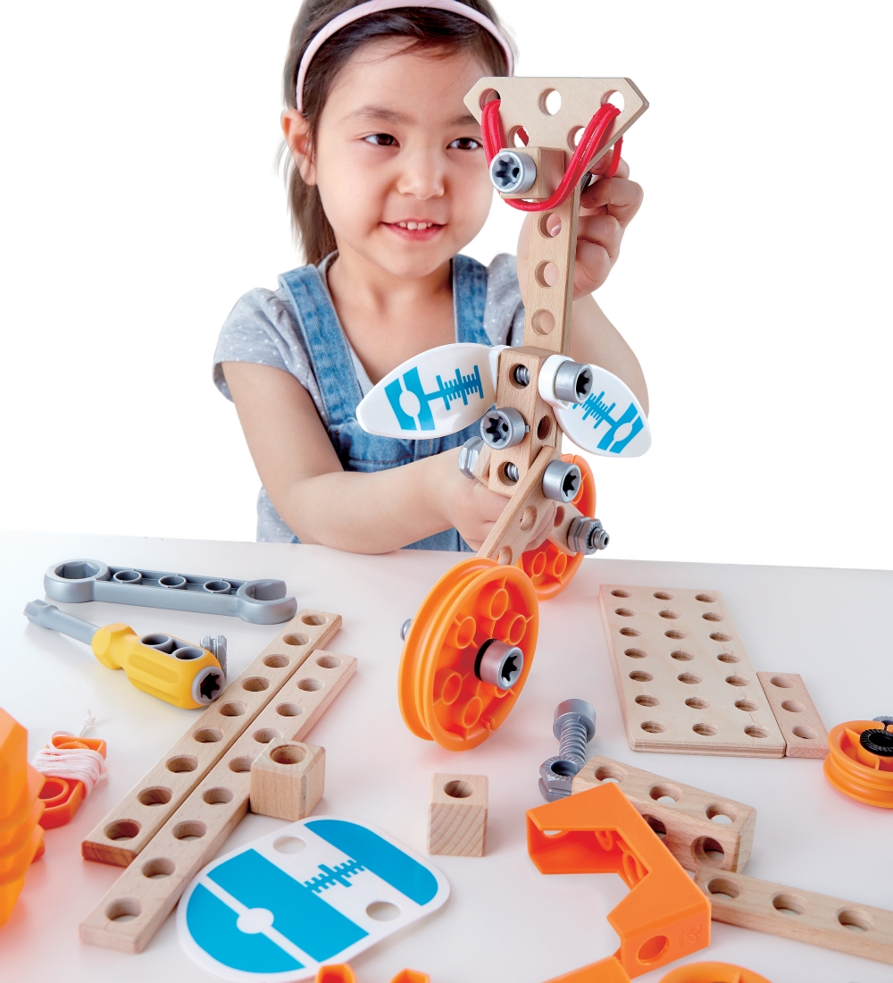 Hape Værktøj - 57 Dele - Junior Inventor
