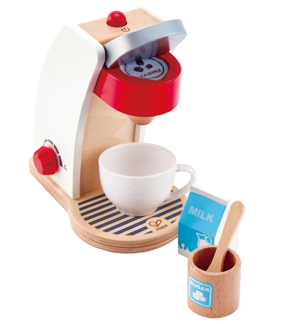 Hape Legesæt - 6 Dele - Kaffemaskine