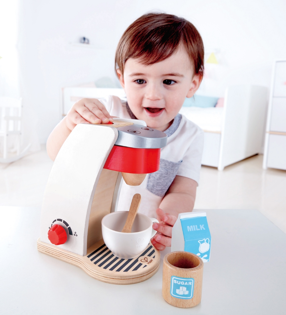 Hape Legesæt - 6 Dele - Kaffemaskine