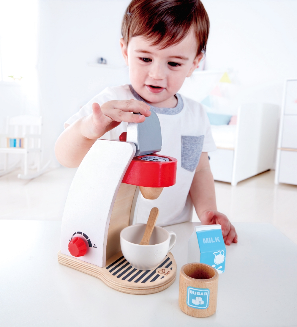 Hape Legesæt - 6 Dele - Kaffemaskine