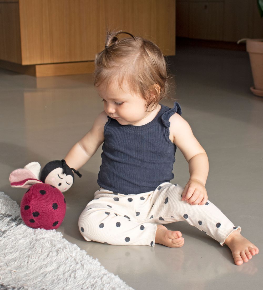 Filibabba Tumling - Lullu The Ladybug - 18x20 cm - Deeply Red