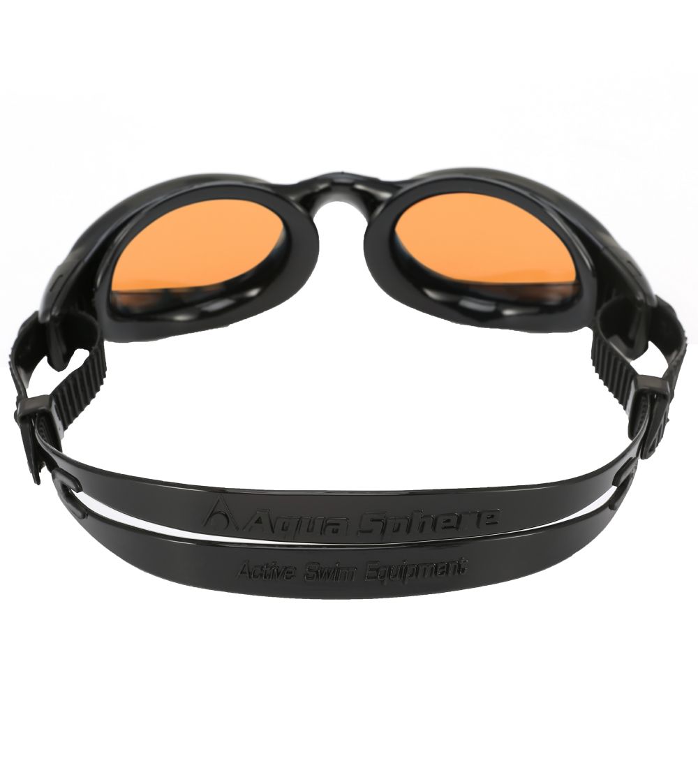 Aqua Sphere Svmmebriller - Kaiman Adult - Sort/Orange