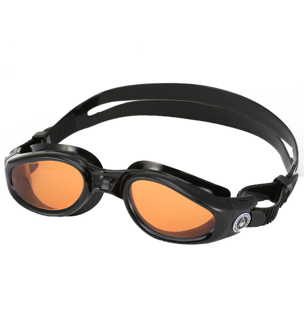 Aqua Sphere Svmmebriller - Kaiman Adult - Sort/Orange