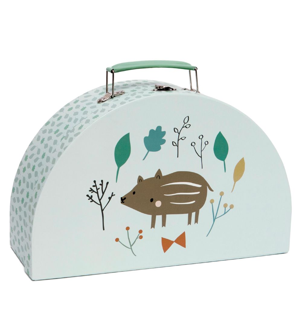 Petit Monkey Kuffertsæt - 2 stk. - 28/24 cm - Mintgrøn