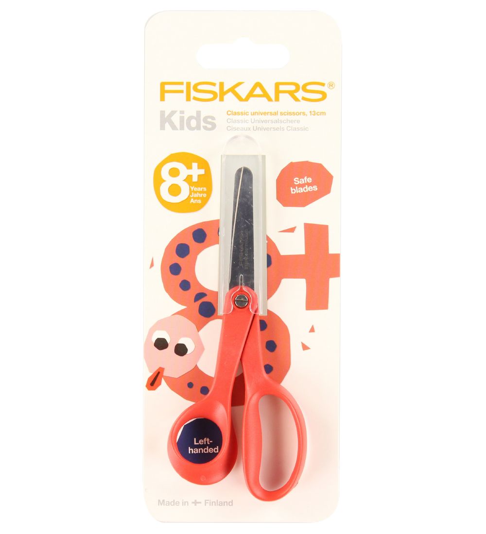 Fiskars Brnesaks - Venstre hnd - Rd