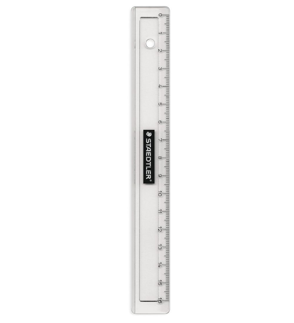 Staedtler Linealer - 15 cm - Transparent - 2 stk