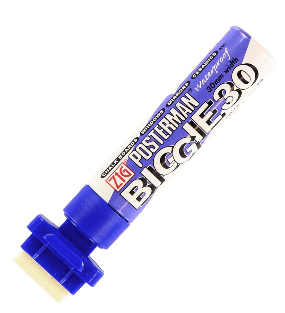 Zig Tusch - Biggie - 30 mm - Blå