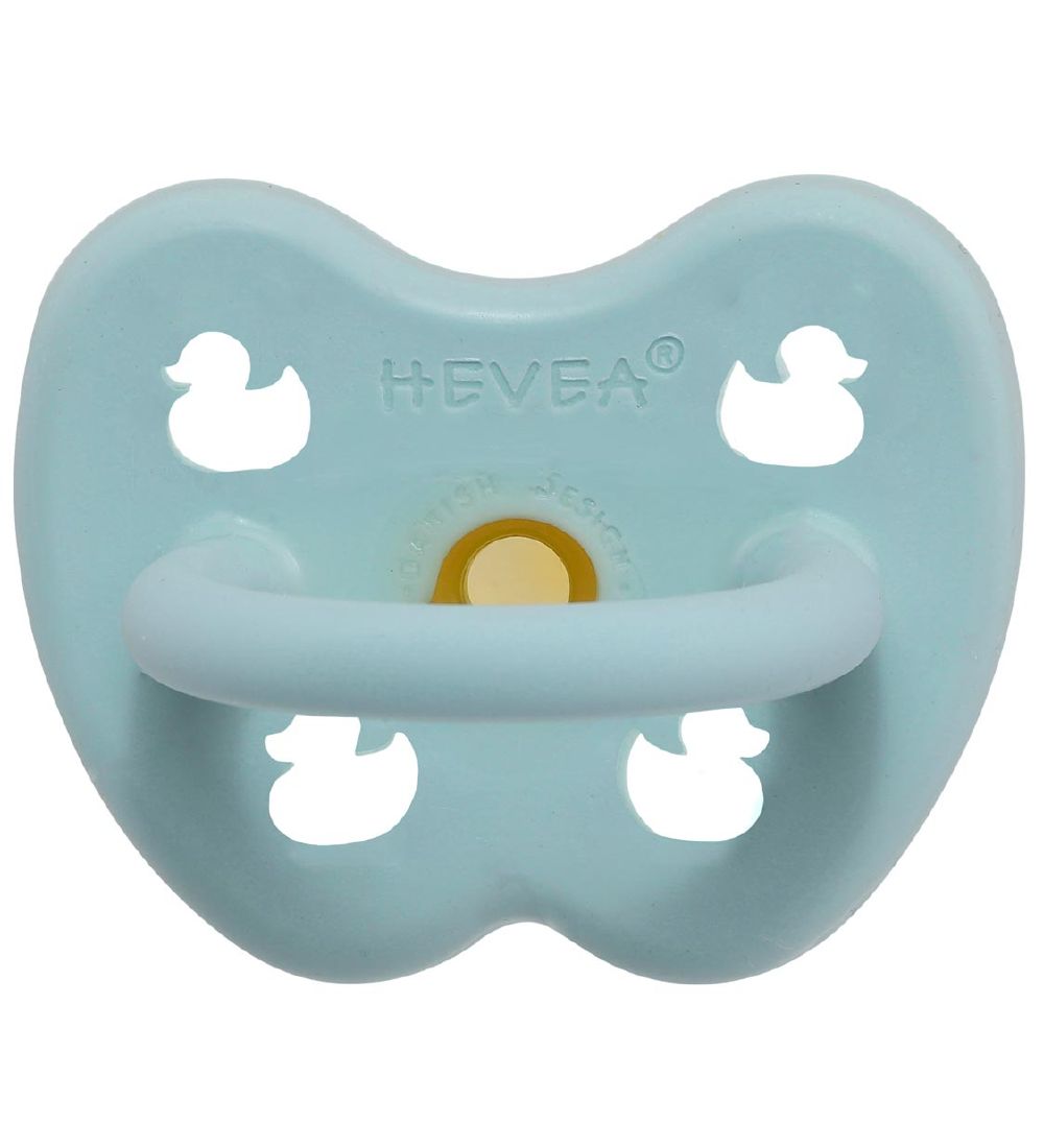 Hevea Sut - 0-3 mdr. - Naturgummi - Baby Blue m. Ænder