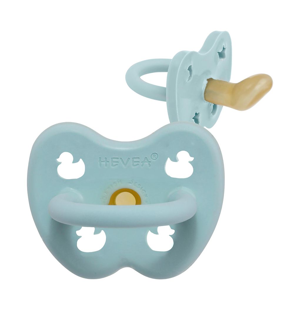 Hevea Sut - 0-3 mdr. - Naturgummi - Baby Blue m. Ænder