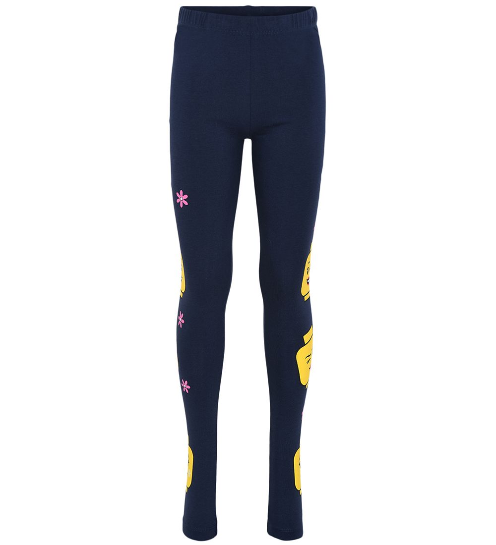 LEGO® Wear Leggings - Navy m. LEGO® hoveder