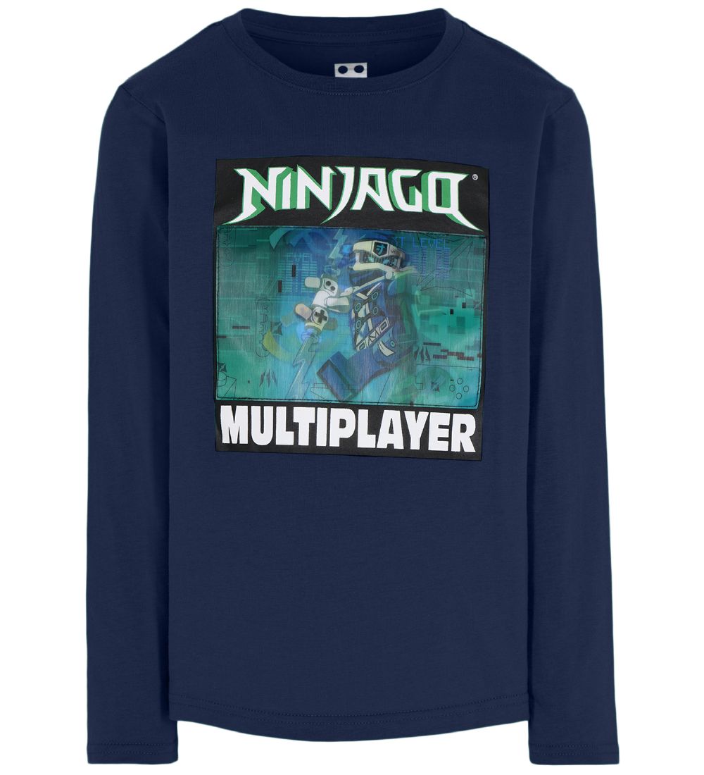 LEGO® Ninjago Bluse - Navy m. Holografisk Print
