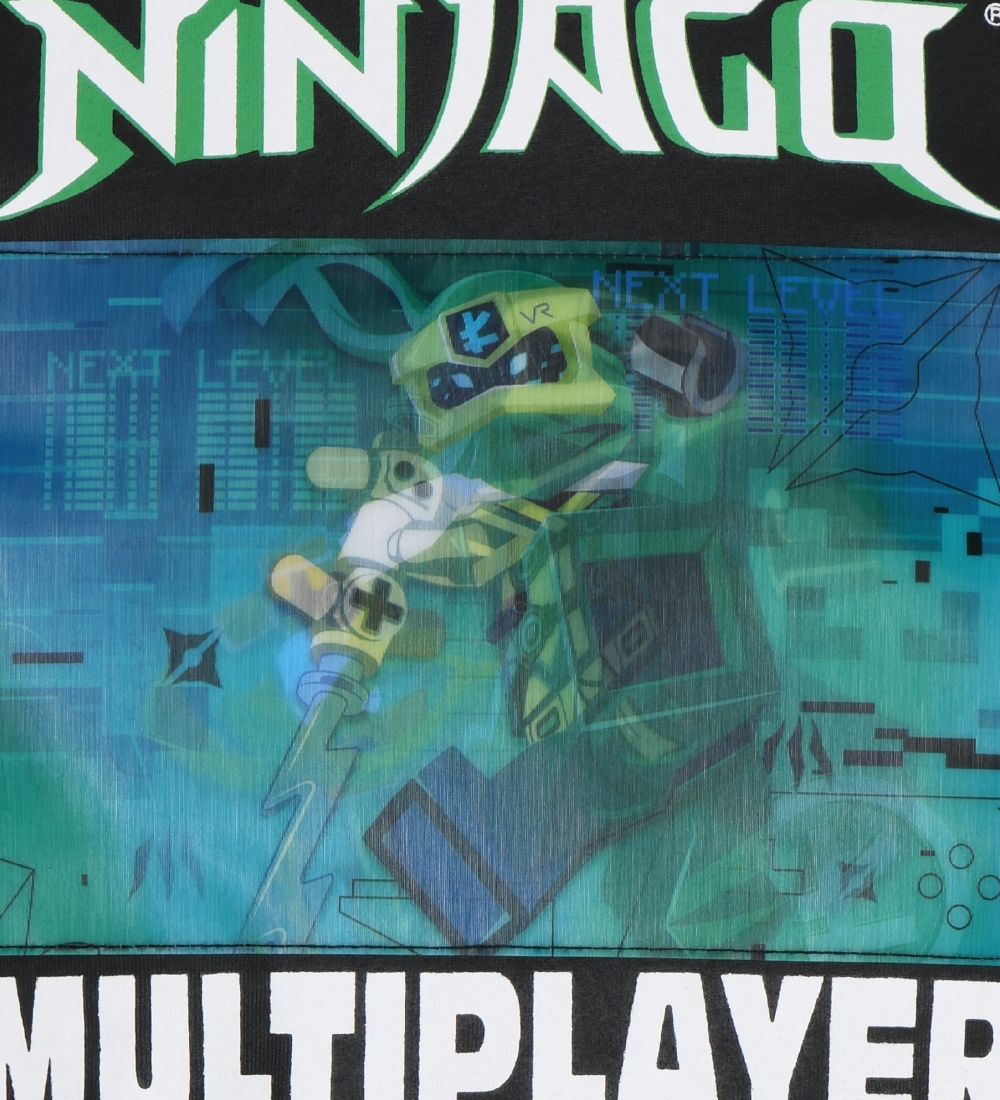 LEGO® Ninjago Bluse - Grå m. Holografisk Print