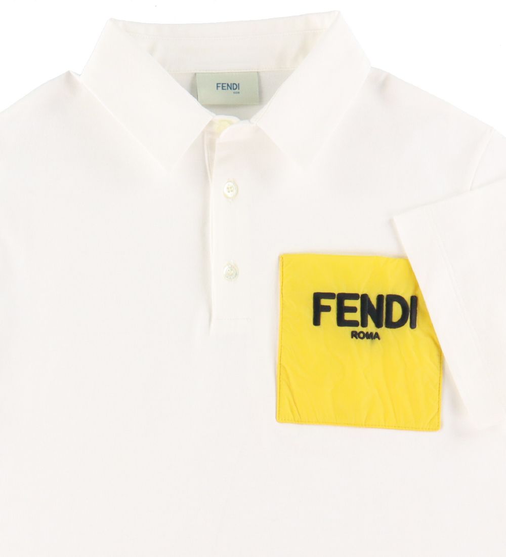 Fendi Polo - Hvid m. Logo