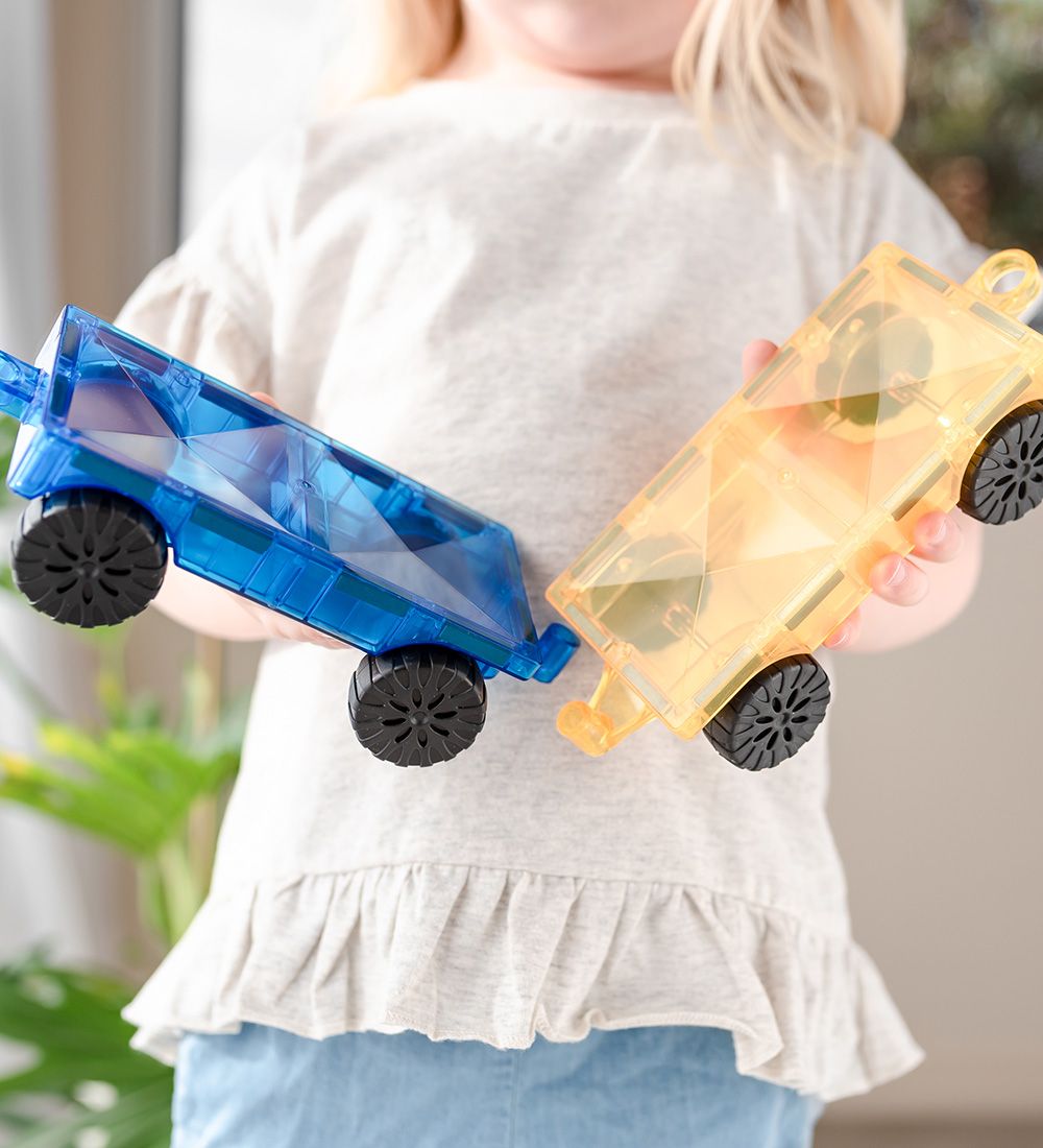 Connetix Magnetlegetøj - 2 Dele - Biler