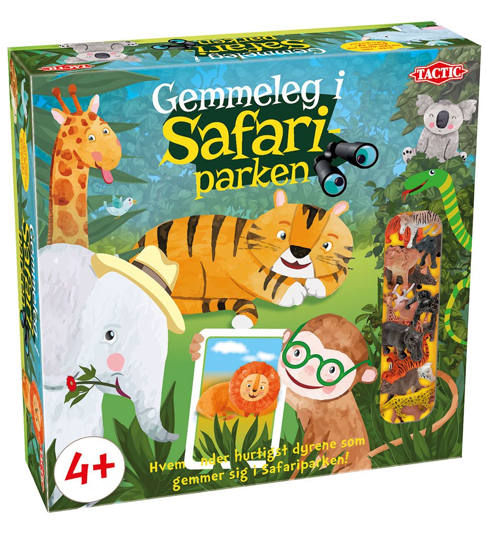 TACTIC Brætspil - Gemmeleg I Safariparken
