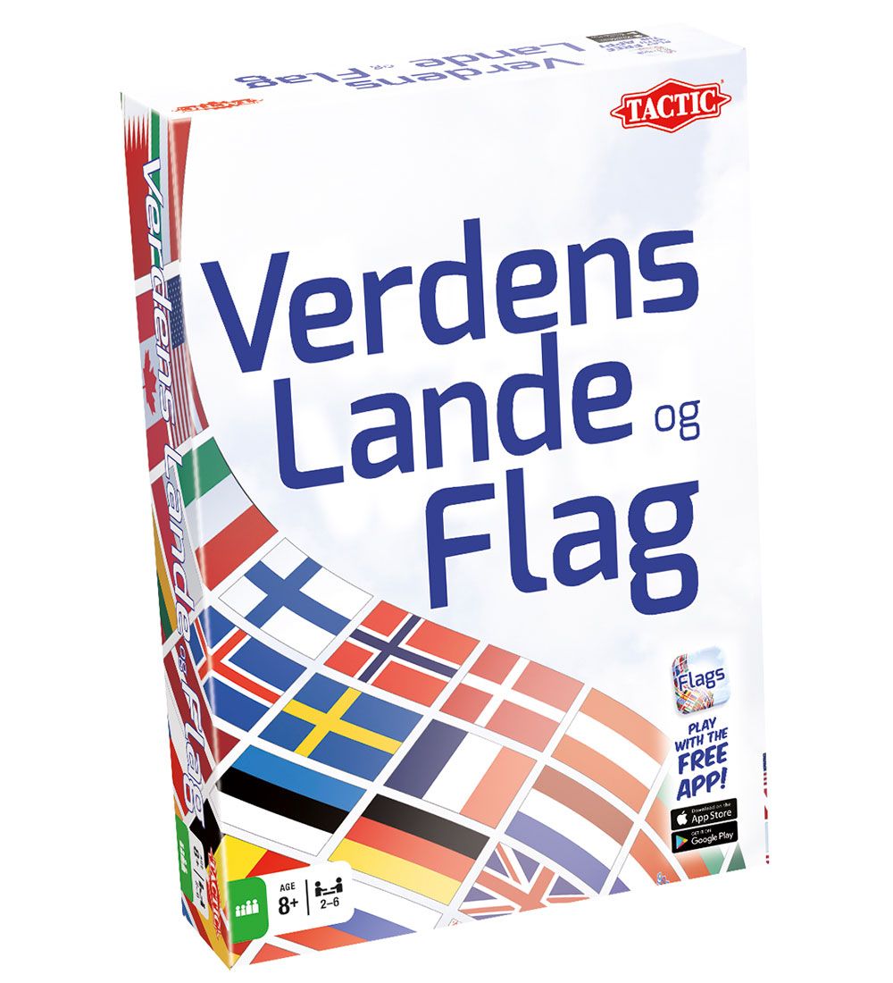 TACTIC Brætspil - Verdens Lande og Flag