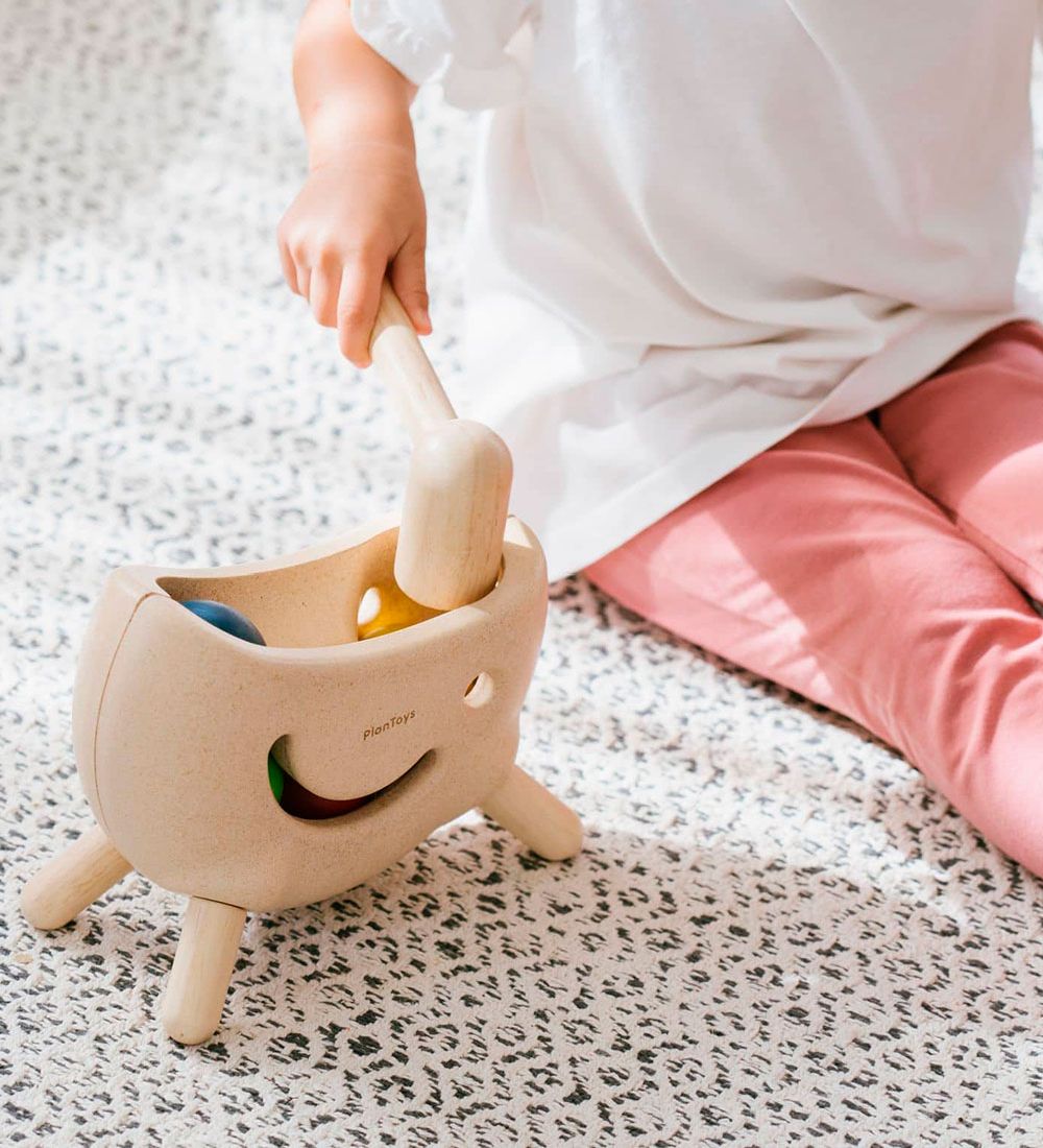 PlanToys Trælegetøj - Banke-Bold-Spil - Træ