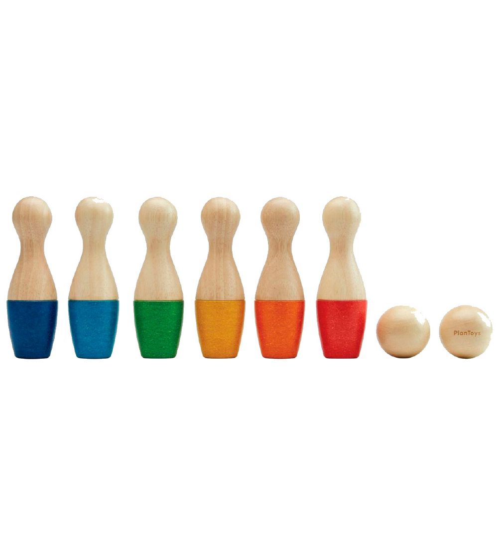 PlanToys Bowling-Sæt - Træ