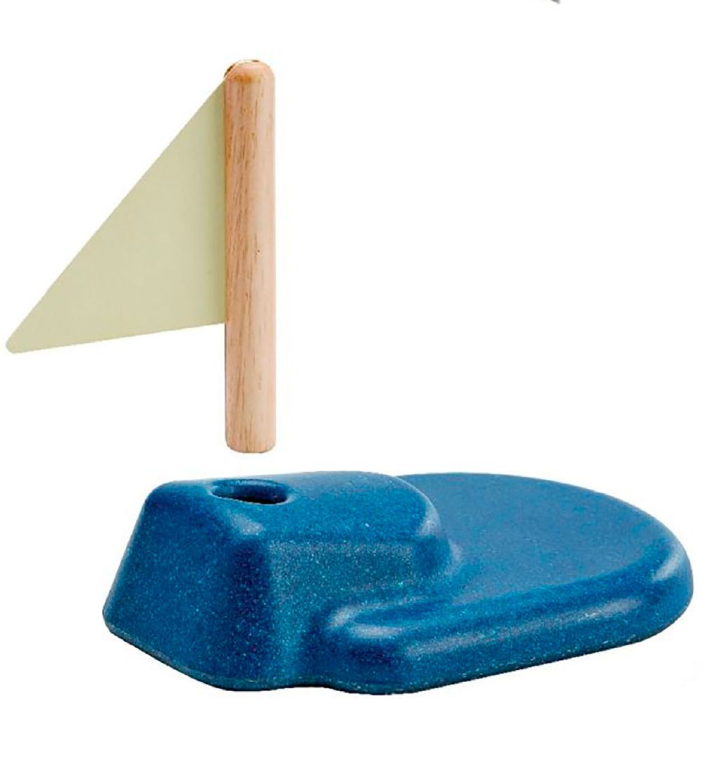 PlanToys Trælegetøj - Sejlbåd - Træ