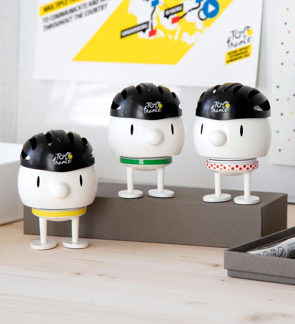 Hoptimist Medium Bumble - 10,5 cm - Tour De France - Hvid/Rød