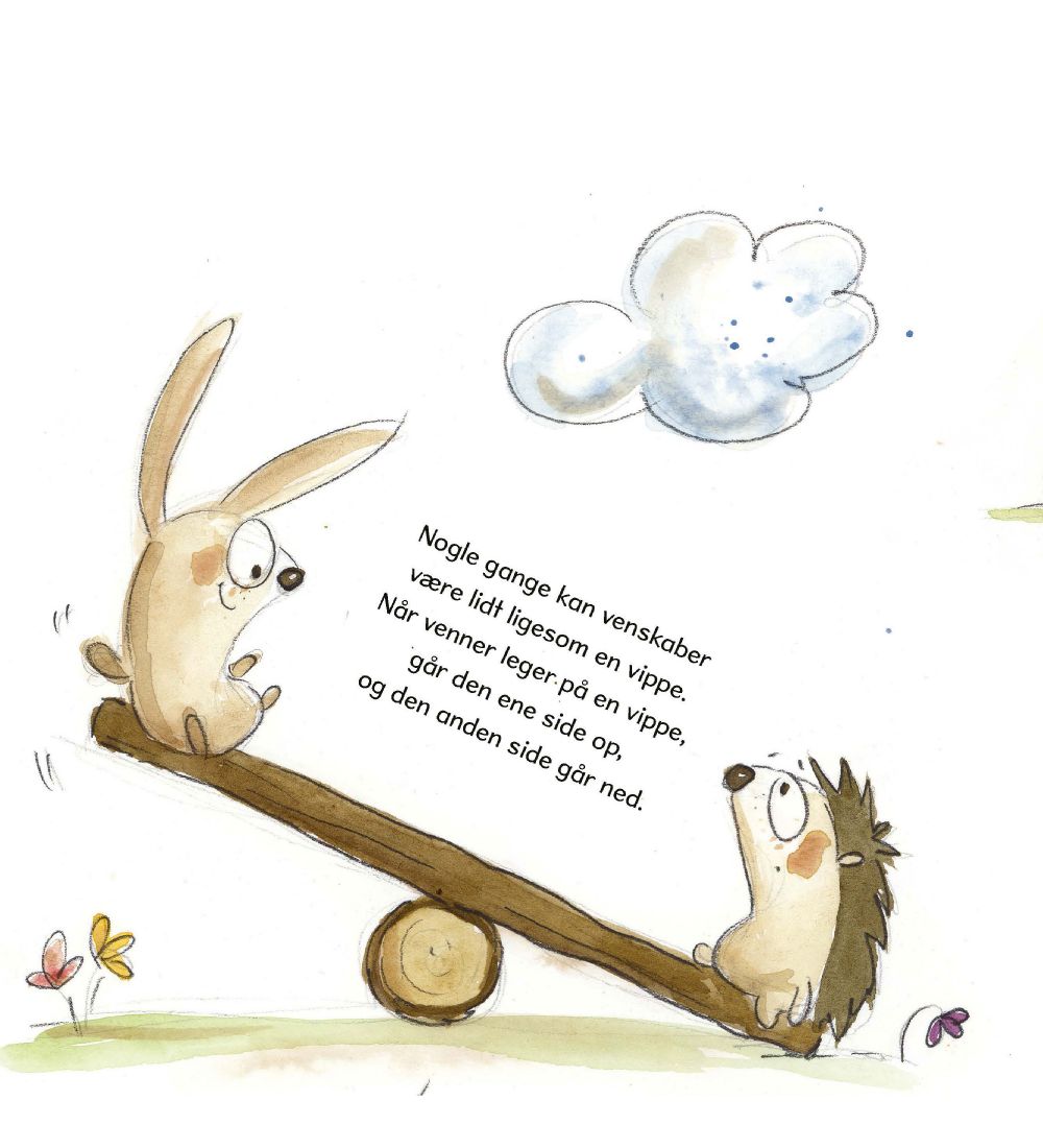 A Big Hug Book Bog - Venskab Er Ligesom En Vippe - Dansk