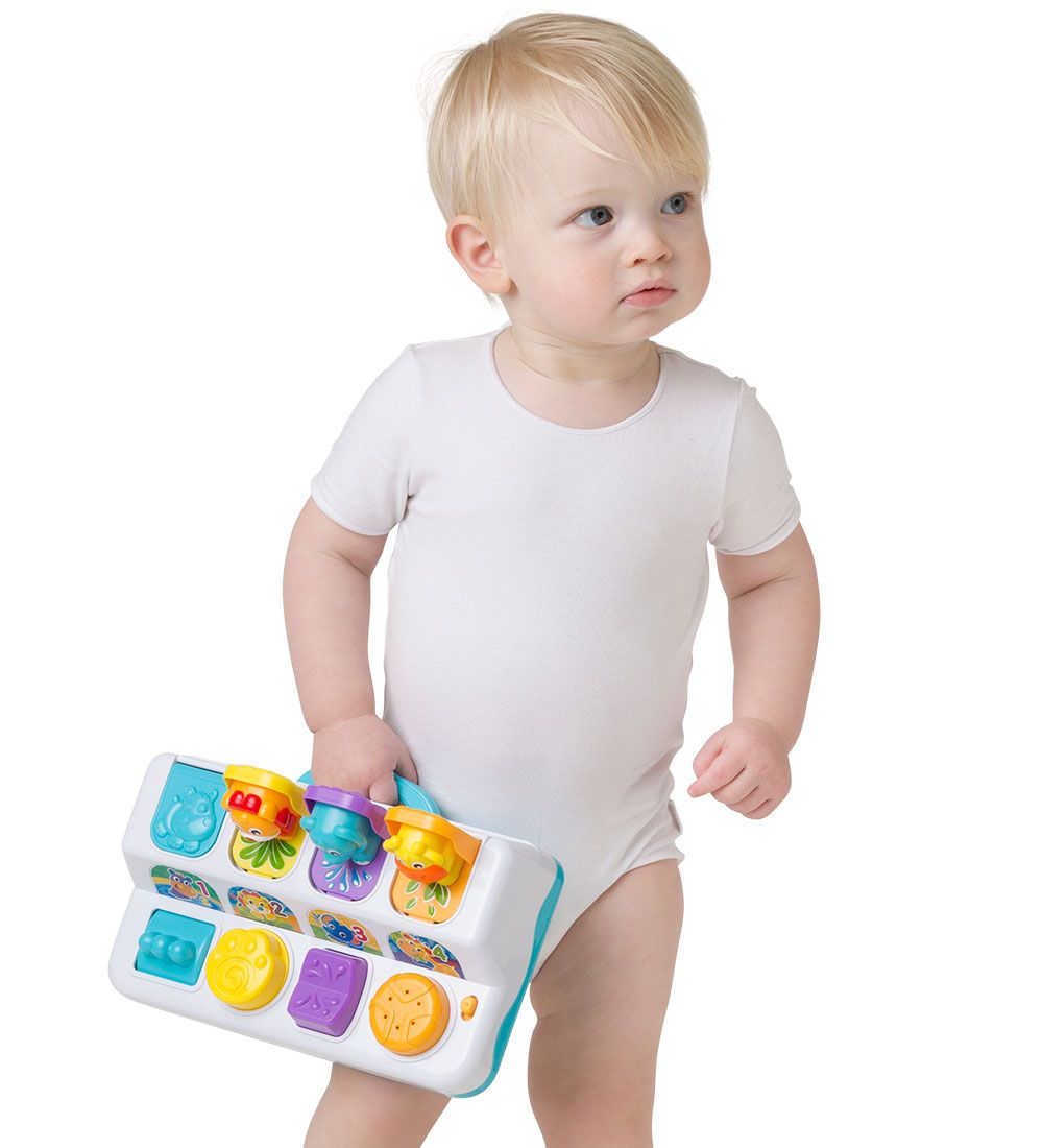 Playgro Aktivitetslegetøj - PopUp Junglevenner m. Musik/Lys