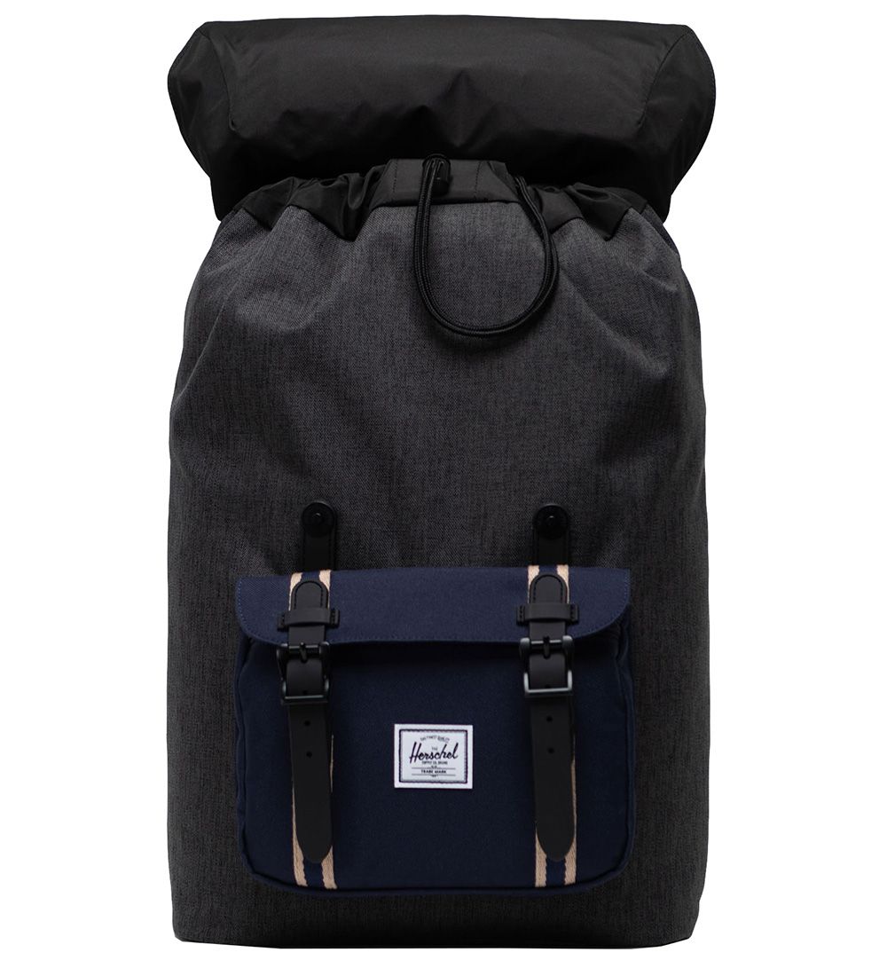 Herschel Rygsæk - Little America Mid-Volume - Black Crosshatch