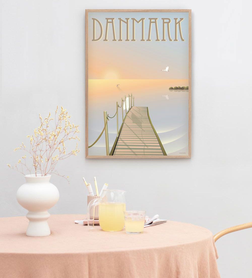 Vissevasse Plakat - 50x70 - Badebroen