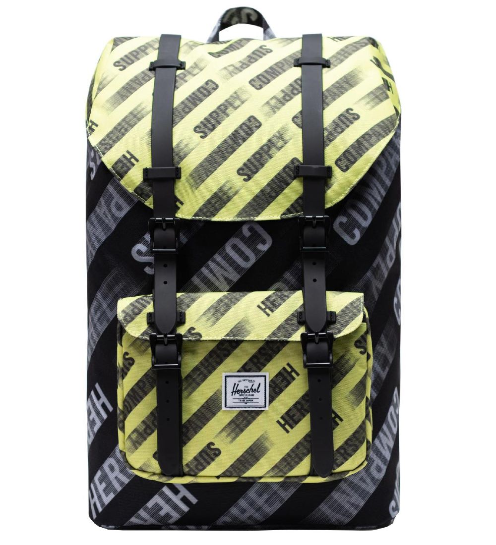 Herschel Rygsæk - Little America Mid Volume - Neon Grid Highligh
