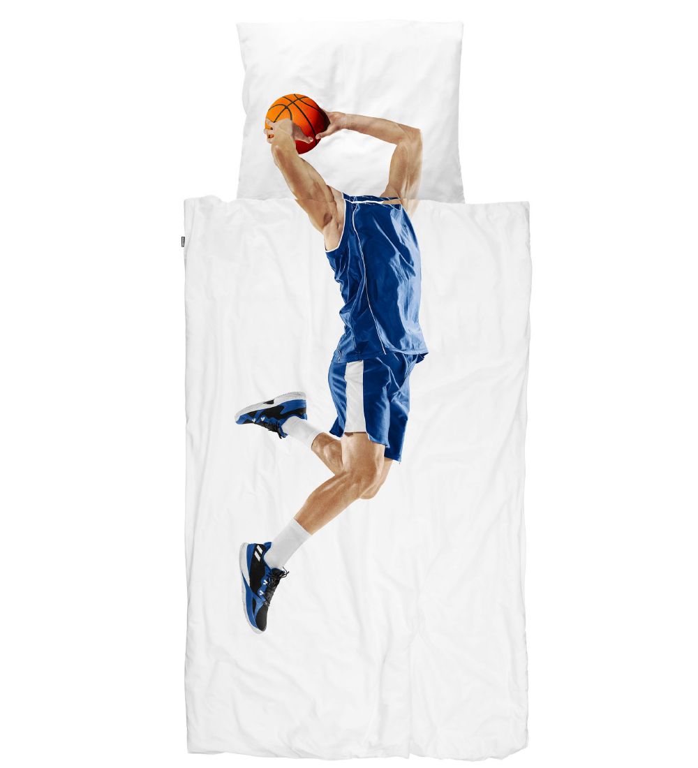 Snurk Sengetj - Voksen - Basketball Star Blue