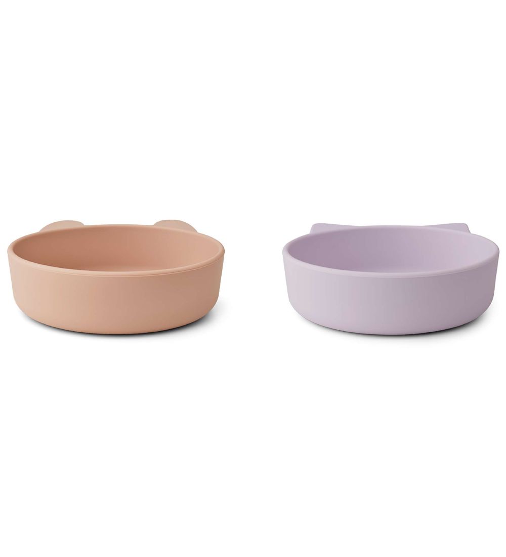 Liewood Skåle - Silikone - Vanessa - 2-pak - Light Lavender Rose