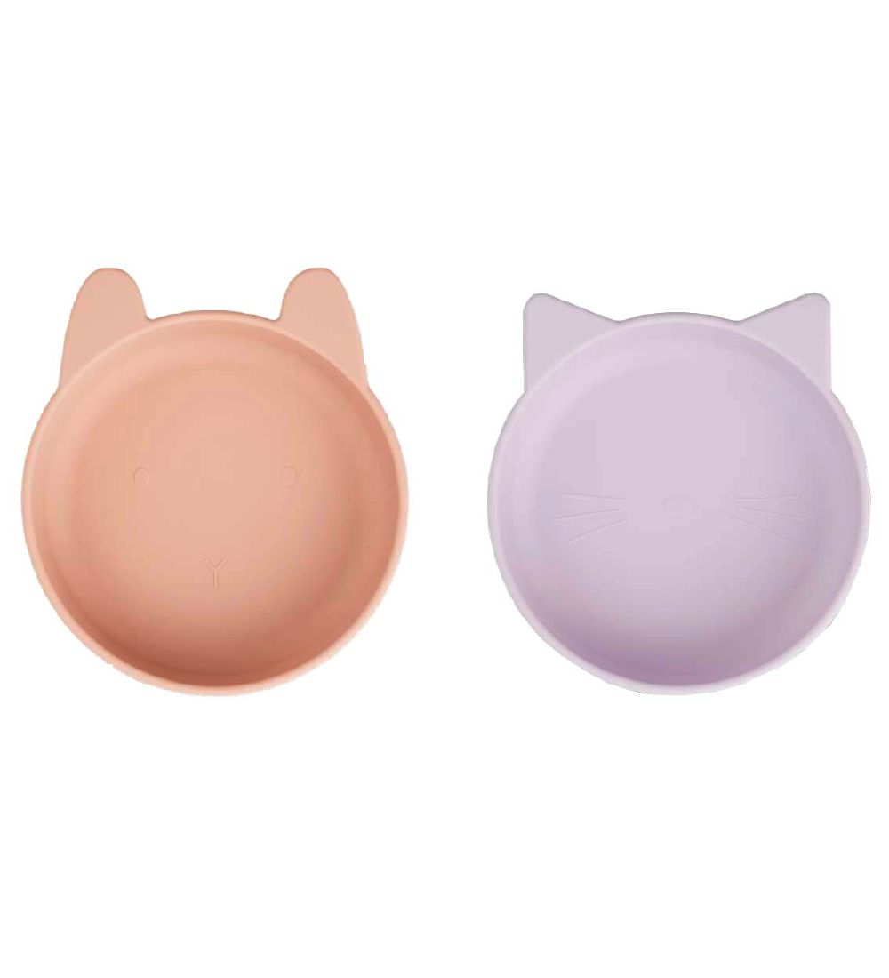 Liewood Skåle - Silikone - Vanessa - 2-pak - Light Lavender Rose