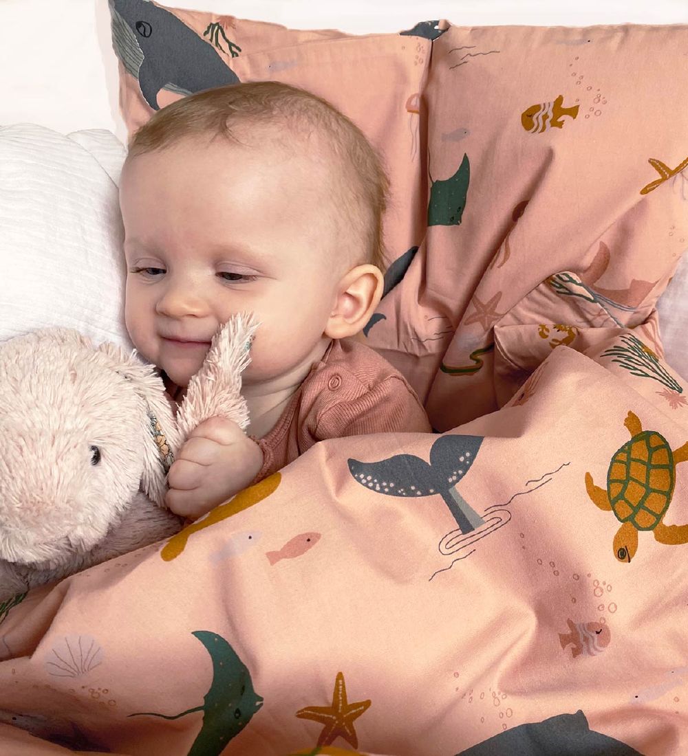 Liewood Sengetøj - Carmen - Baby - Sea Creature Rose Mix