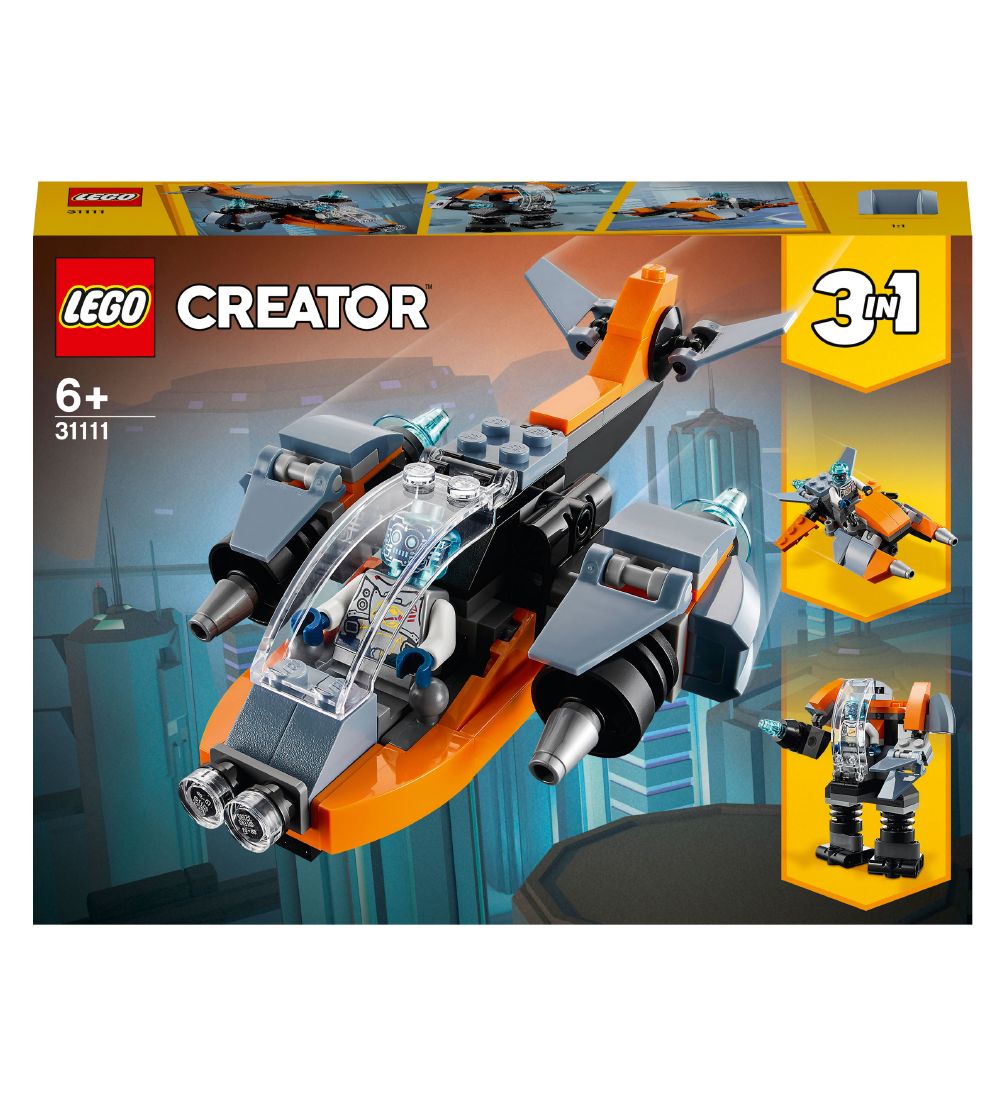 LEGO Creator - Cyberdrone 31111 - 3-i-1 - 113 Dele