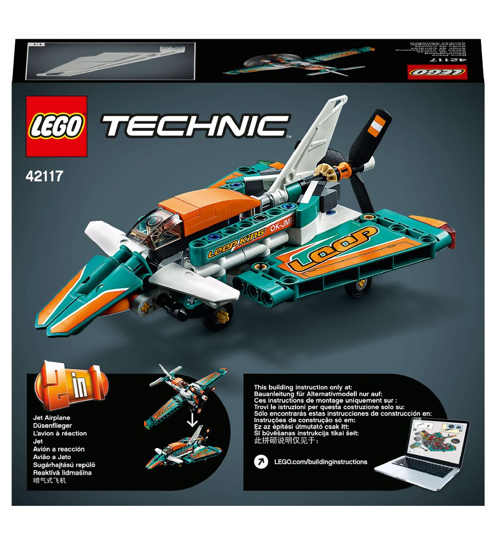 LEGO Technic - Konkurrencefly 42117 - 2-i-1 - 154 Dele