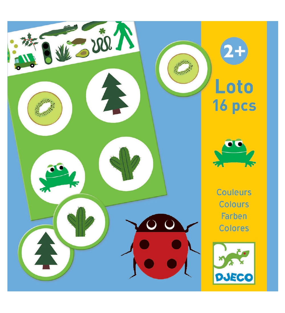 Djeco Banko - 16 stk. - Loto Colours