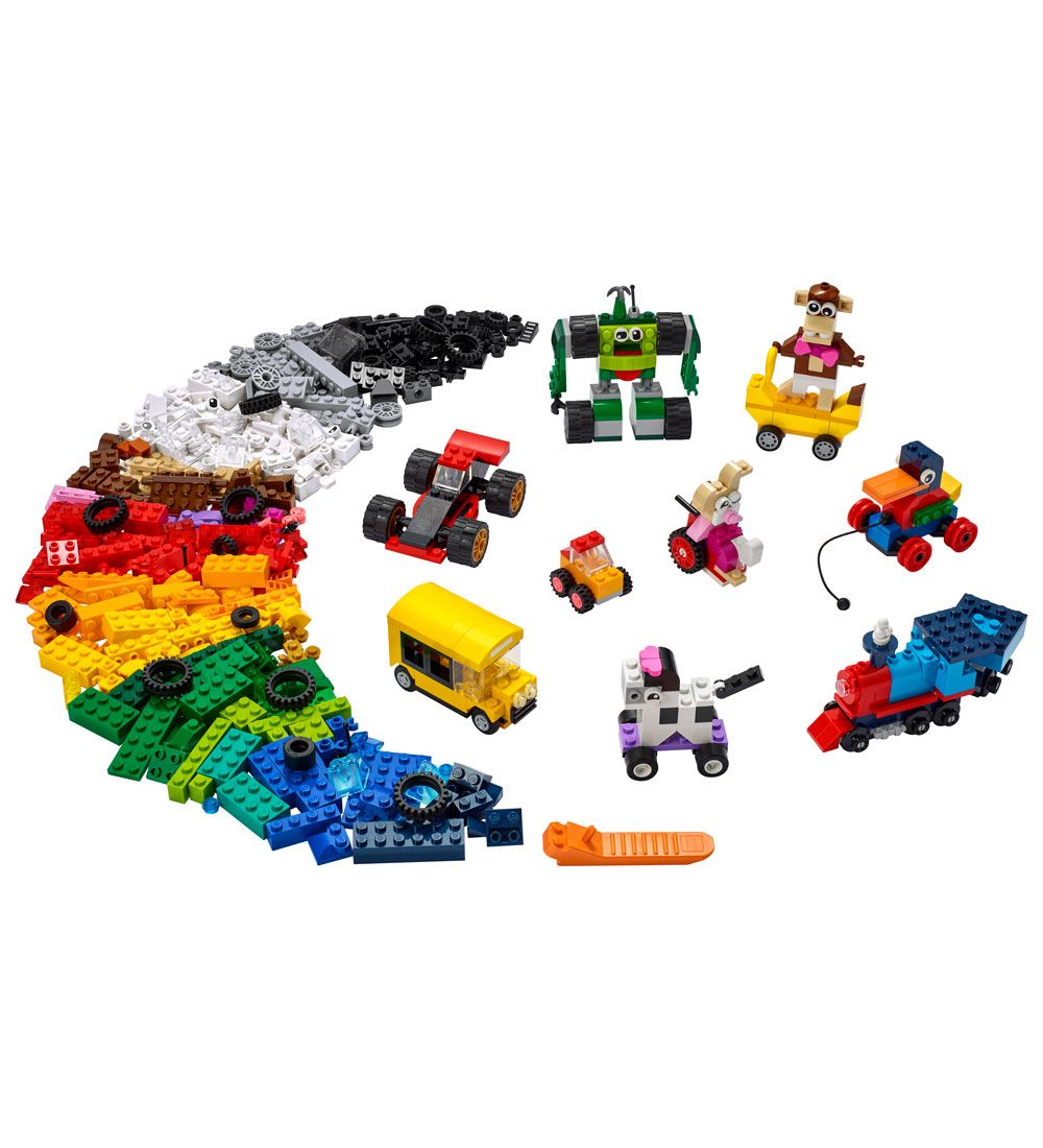 LEGO Classic - Klodser Og Hjul 11014 - 653 Dele