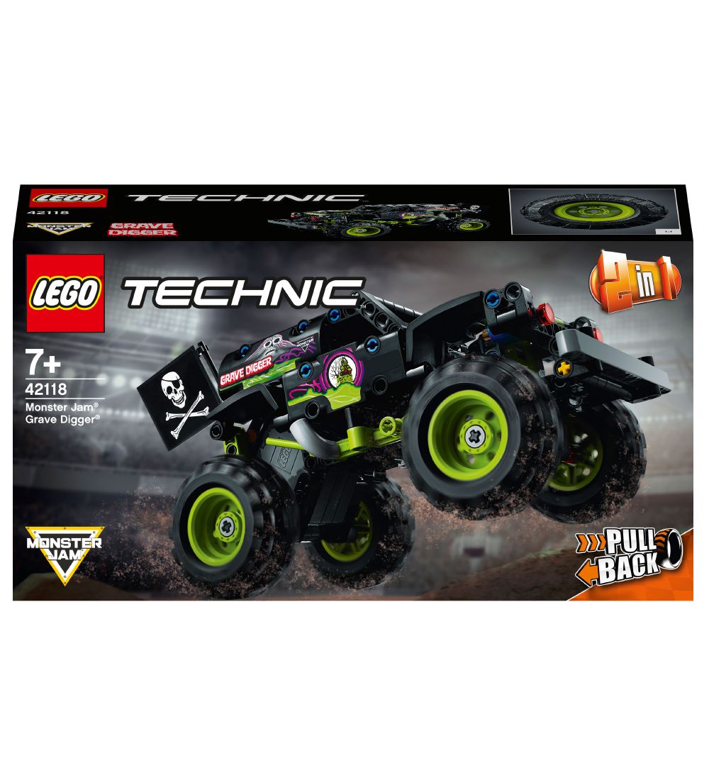 LEGO Technic - Monster Jam Grave Digger 42118 - 2-i-1 - 212 Del