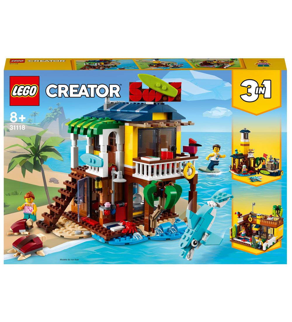 LEGO® Creator - Surfer-Strandhus 31118 - 3-i-1 - 564 Dele
