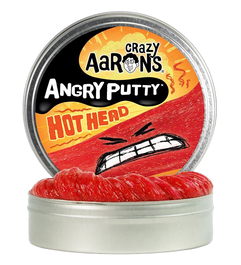 Crazy Aarons Putty Slim -  10 cm - Angry Putty - Hot Head