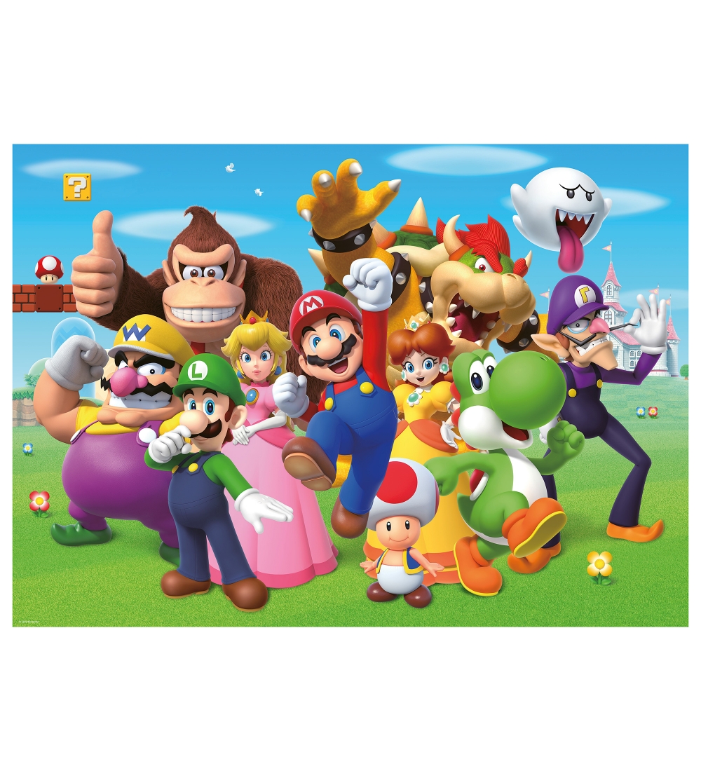 Ravensburger Puslespil - 1000 Brikker - Super Mario